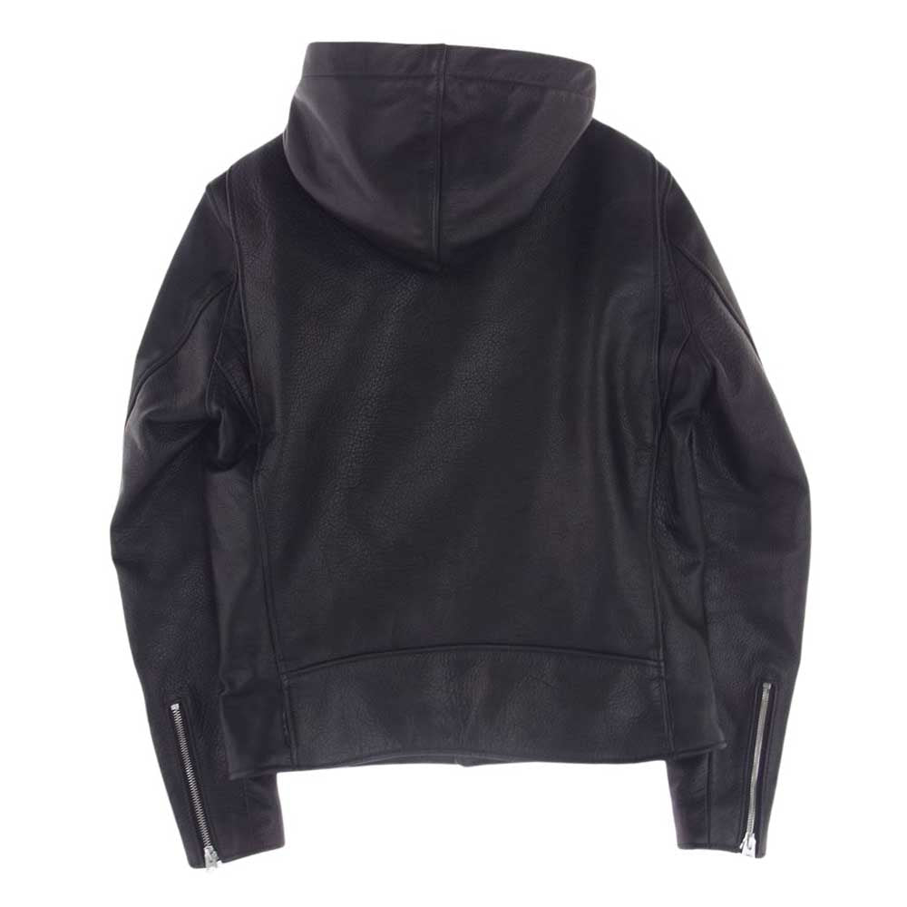 schott ショット 503HDT 訳有 HOODED ONESTAR 牛革 カウハイド フード ワンスター レザー ライダース ジャケット ブラック系 38【中古】