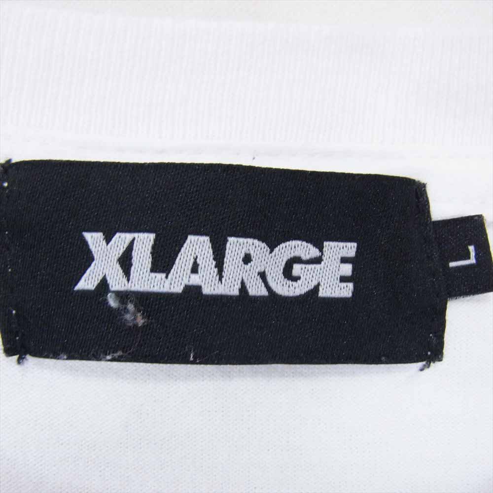 エクストララージ 101223011029 Random Things L/S Tee ランダムシングス ロングスリーブ 長袖 Tシャツ ロンT ホワイト系 L【中古】