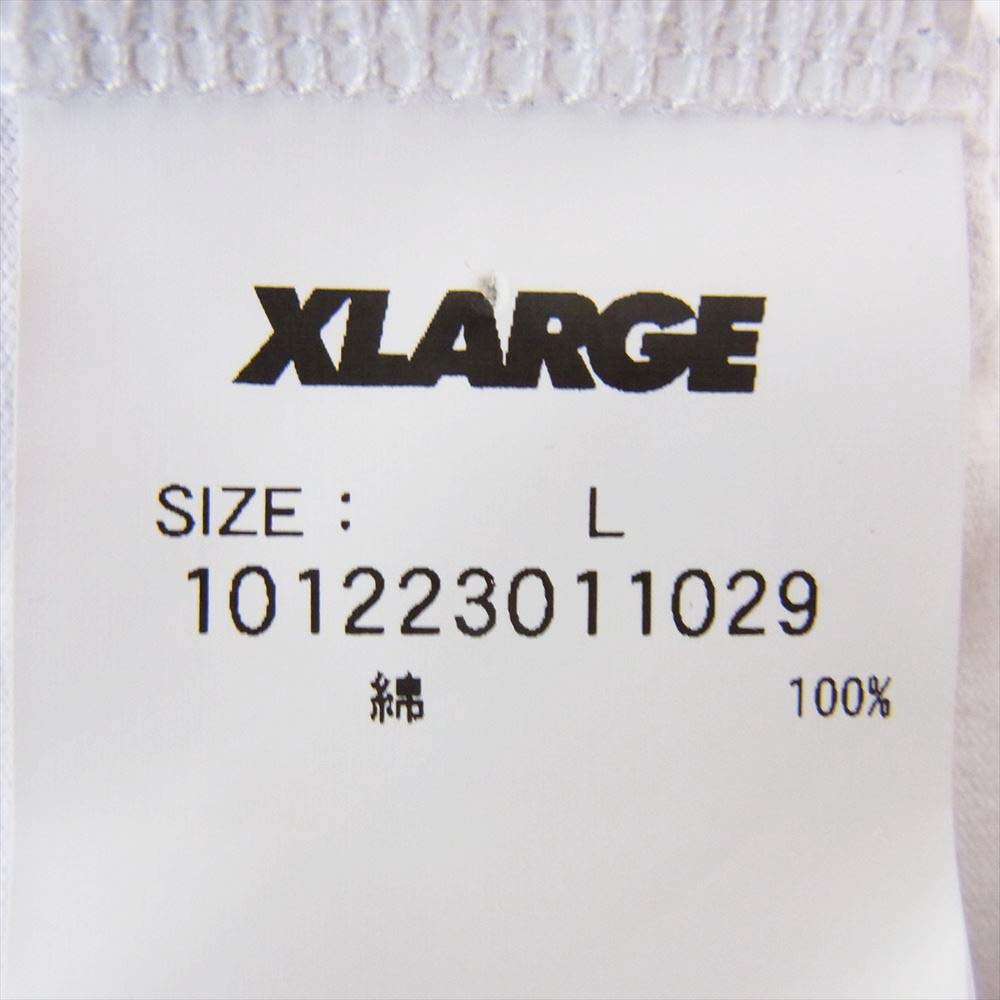 エクストララージ 101223011029 Random Things L/S Tee ランダムシングス ロングスリーブ 長袖 Tシャツ ロンT ホワイト系 L【中古】