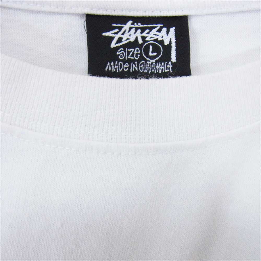 STUSSY ステューシー S CROWN LS TEE Sクラウン ロングスリーブ 長袖 Tシャツ ロンT ホワイト系 L【中古】