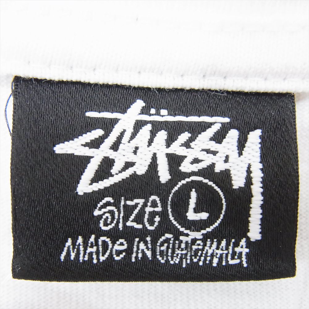 STUSSY ステューシー S CROWN LS TEE Sクラウン ロングスリーブ 長袖 Tシャツ ロンT ホワイト系 L【中古】