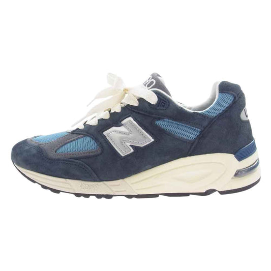 NEW BALANCE ニューバランス M990TB2 ローカット スニーカー シューズ ネイビー系 27.5cm【中古】