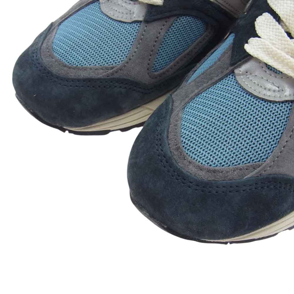 NEW BALANCE ニューバランス M990TB2 ローカット スニーカー シューズ ネイビー系 27.5cm【中古】