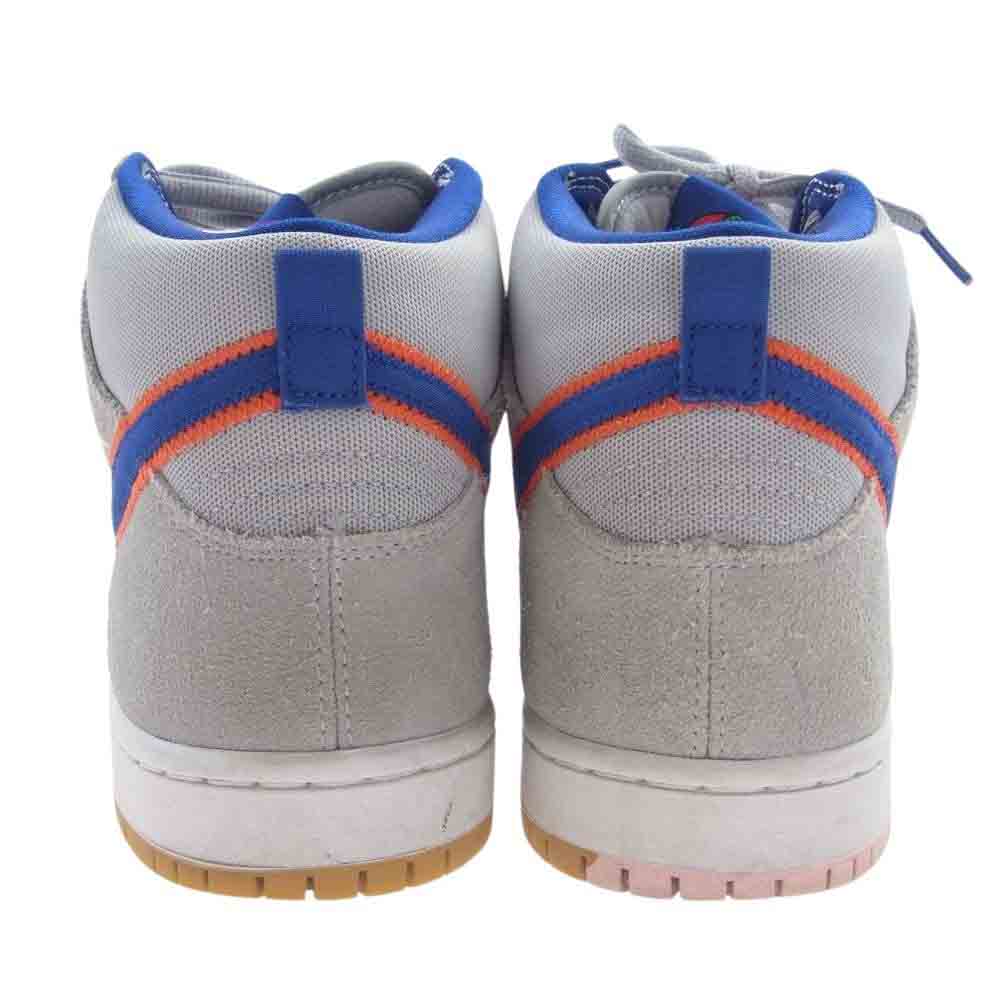 NIKE ナイキ DH7155-001 SB Dunk High Rush Blue and Team Orange/New York Mets ダンク ハイ スニーカー グレー系 ブルー系 28cm【中古】