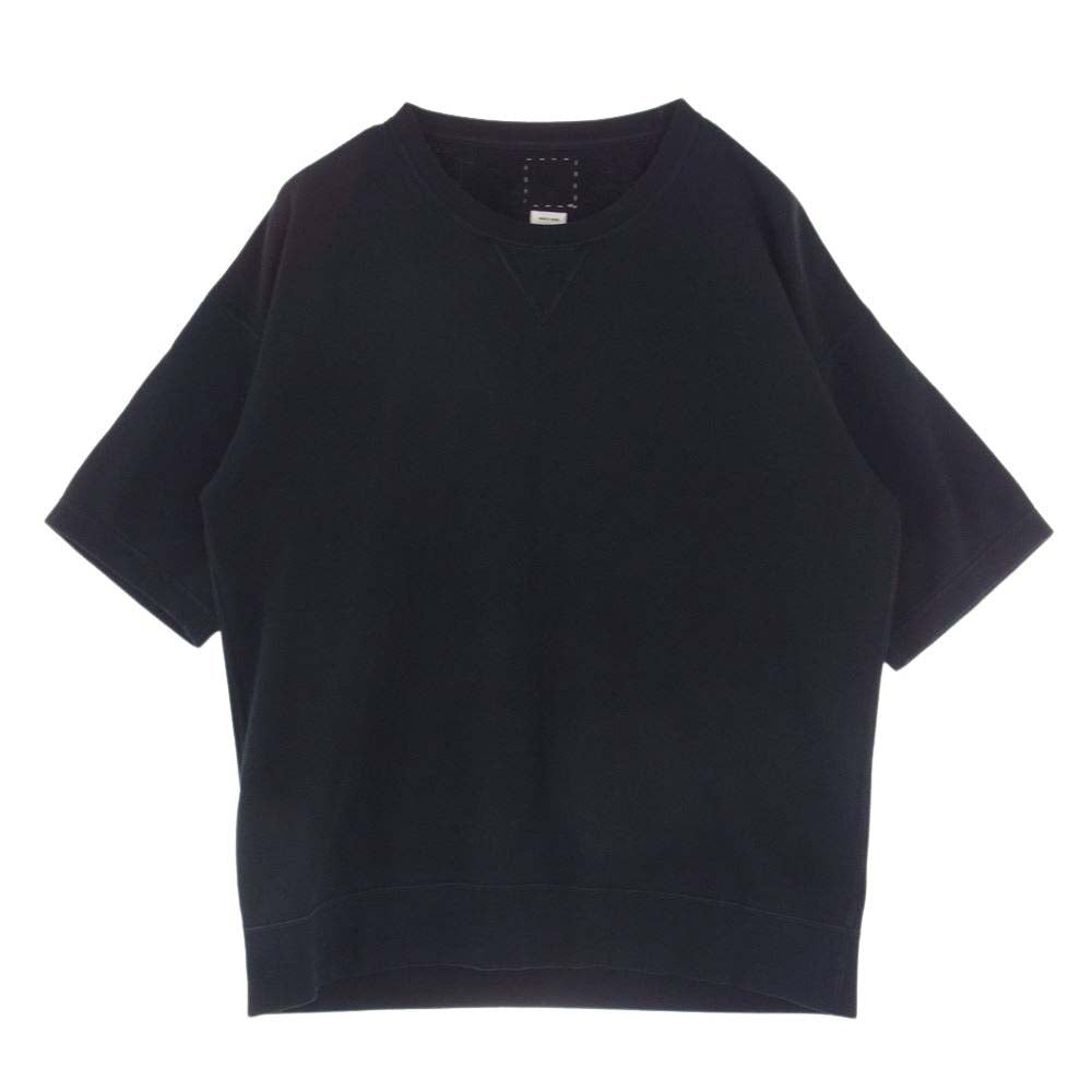 VISVIM ビズビム 19SS 0119105010011 JUMBO SWEAT S/S ジャンボ 半袖 スウェット  ブラック系 3【中古】