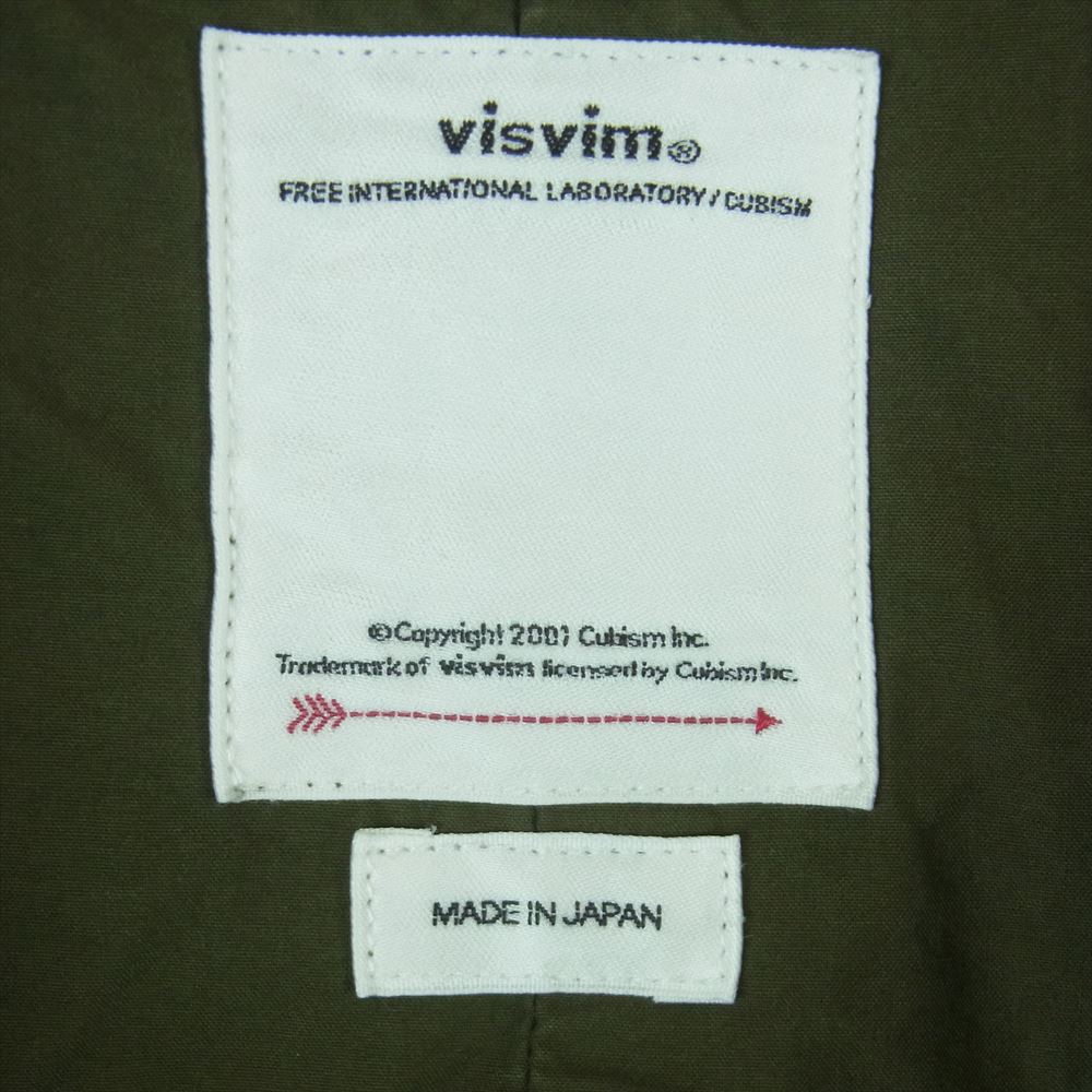 VISVIM ビズビム 23SS 0123105013027 TROPICAL COMBAT JKT ミリタリー コットン ナイロン コンバット ジャケット カーキ系 2【中古】