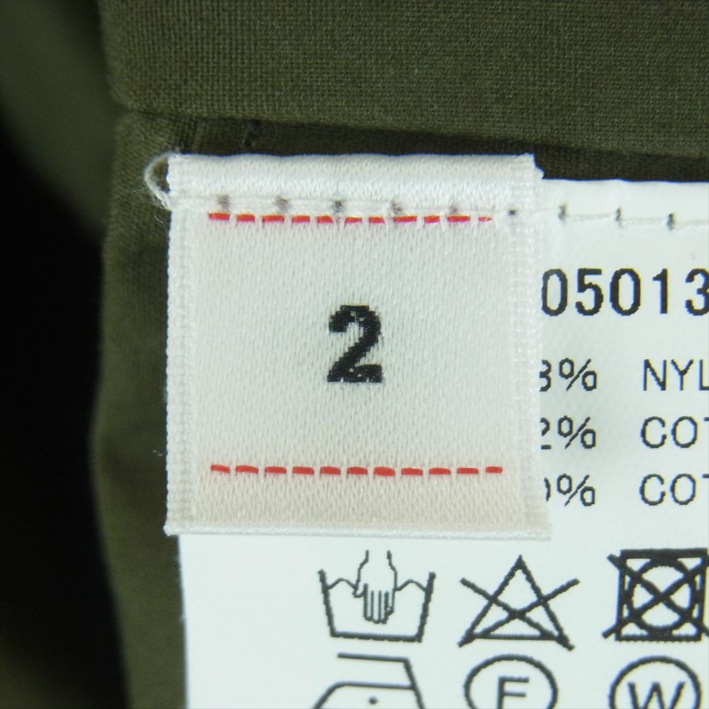 VISVIM ビズビム 23SS 0123105013027 TROPICAL COMBAT JKT ミリタリー コットン ナイロン コンバット ジャケット カーキ系 2【中古】
