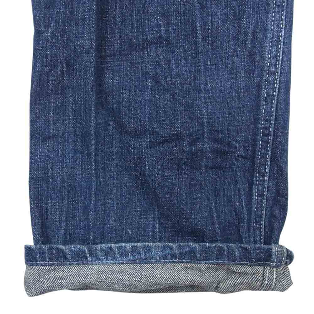 INDIAN MOTOCYCLE インディアン モトサイクル インディアン 刺繍 スエード 切替 デニム パンツ インディゴブルー系 32【中古】