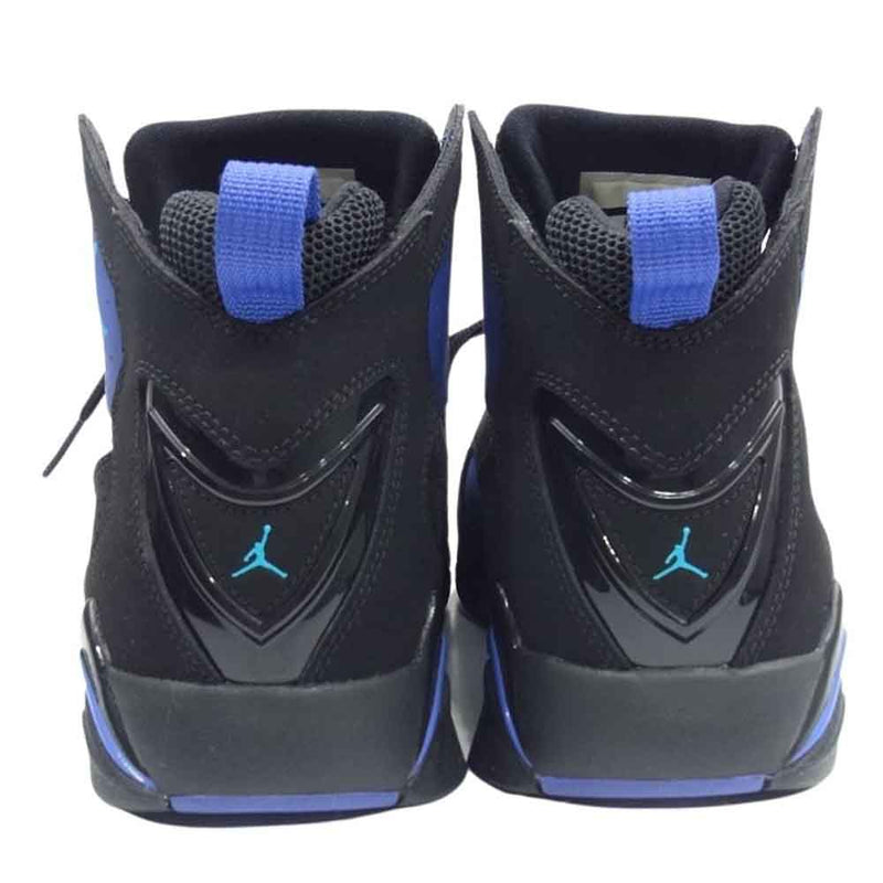 NIKE AIR JORDAN ナイキ ジョーダン 342964-040 True Flight トゥルー フライト Black Blue Lagoon ブラック ブルー ラグーン ハイカット スニーカー ブラック系 パープル系 26.5cm【極上美品】【中古】