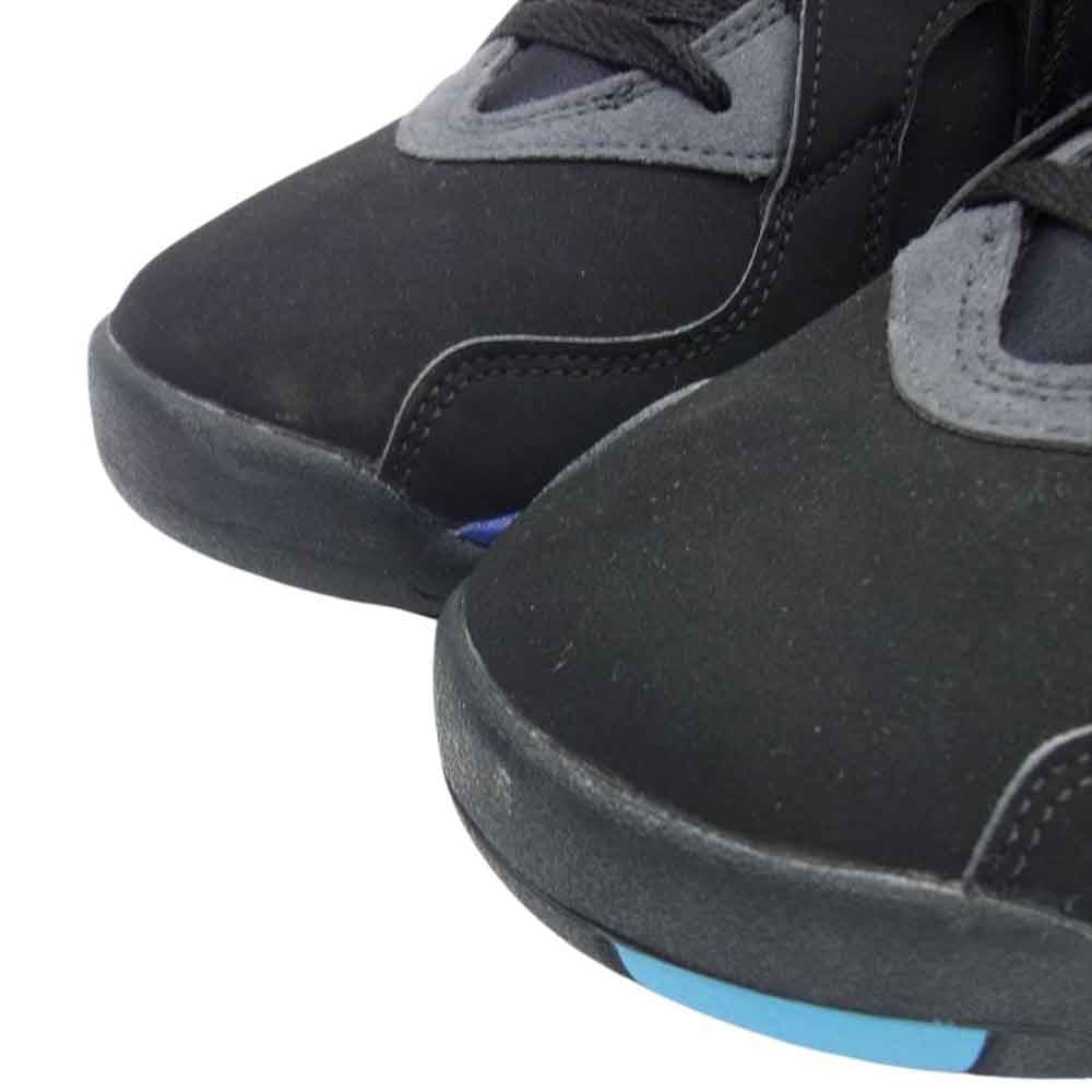 NIKE AIR JORDAN ナイキ ジョーダン 305381-025 8 Retro Aqua 2015年製 レトロ アクア ハイカット スニーカー ブラック系 26.5cm【中古】