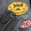 schott ショット 3151000 ヴィンテージ加工 レザー クラシック レーサー シングル ライダース ジャケット ブラック系 M【中古】