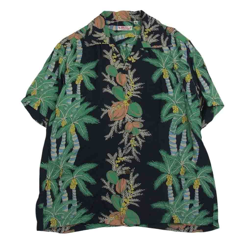 SUN SURF サンサーフ SS36030 パイナップル ヤシの実 アロハ シャツ マルチカラー系 M【中古】