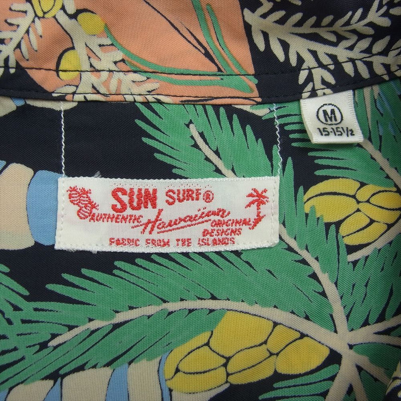 SUN SURF サンサーフ SS36030 パイナップル ヤシの実 アロハ シャツ マルチカラー系 M【中古】