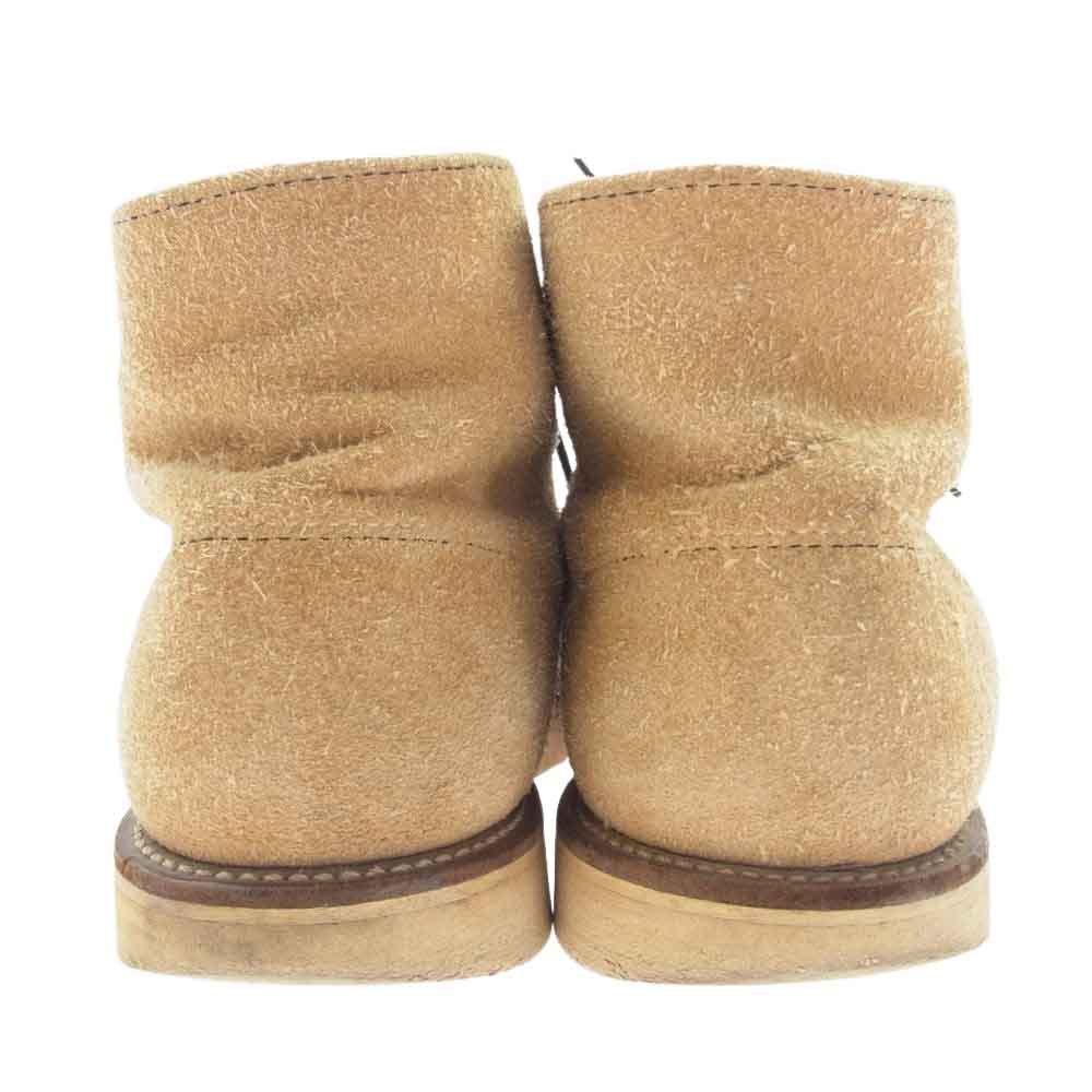 RED WING レッドウィング 8167 犬タグ スエード アイリッシュセッター タン ラフアウト プレーン ブーツ ベージュ系 8.5【中古】