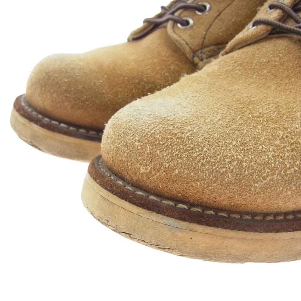 RED WING レッドウィング 8167 犬タグ スエード アイリッシュセッター タン ラフアウト プレーン ブーツ ベージュ系 8.5【中古】