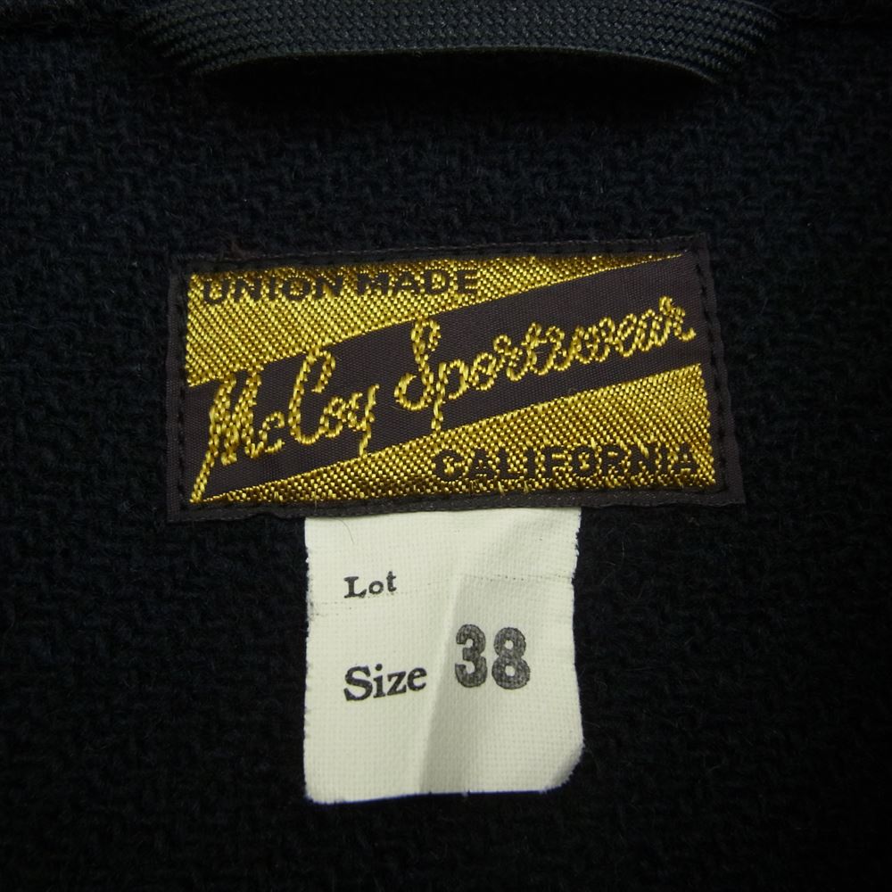 The REAL McCOY'S ザリアルマッコイズ FIELD SPORTS JACKET フィールド スポーツ ジャケット  ブラック系 38【中古】