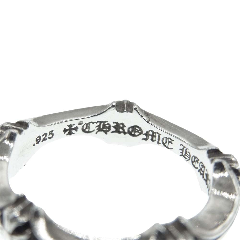 CHROME HEARTS クロムハーツ（原本無） PLUS AND BONE PLUS＆BONE RING プラス＆ボーン CHプラス リング シルバー系 15号【中古】