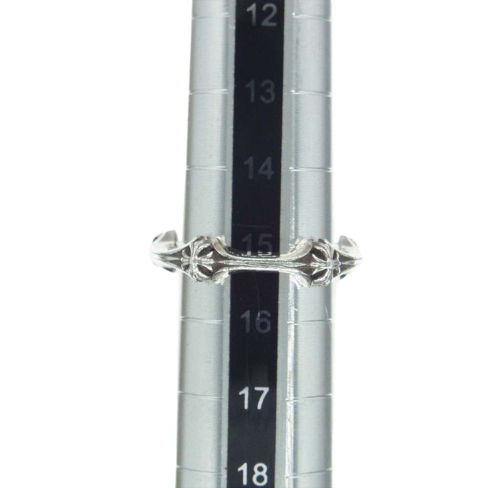 CHROME HEARTS クロムハーツ（原本無） PLUS AND BONE PLUS＆BONE RING プラス＆ボーン CHプラス リング シルバー系 15号【中古】