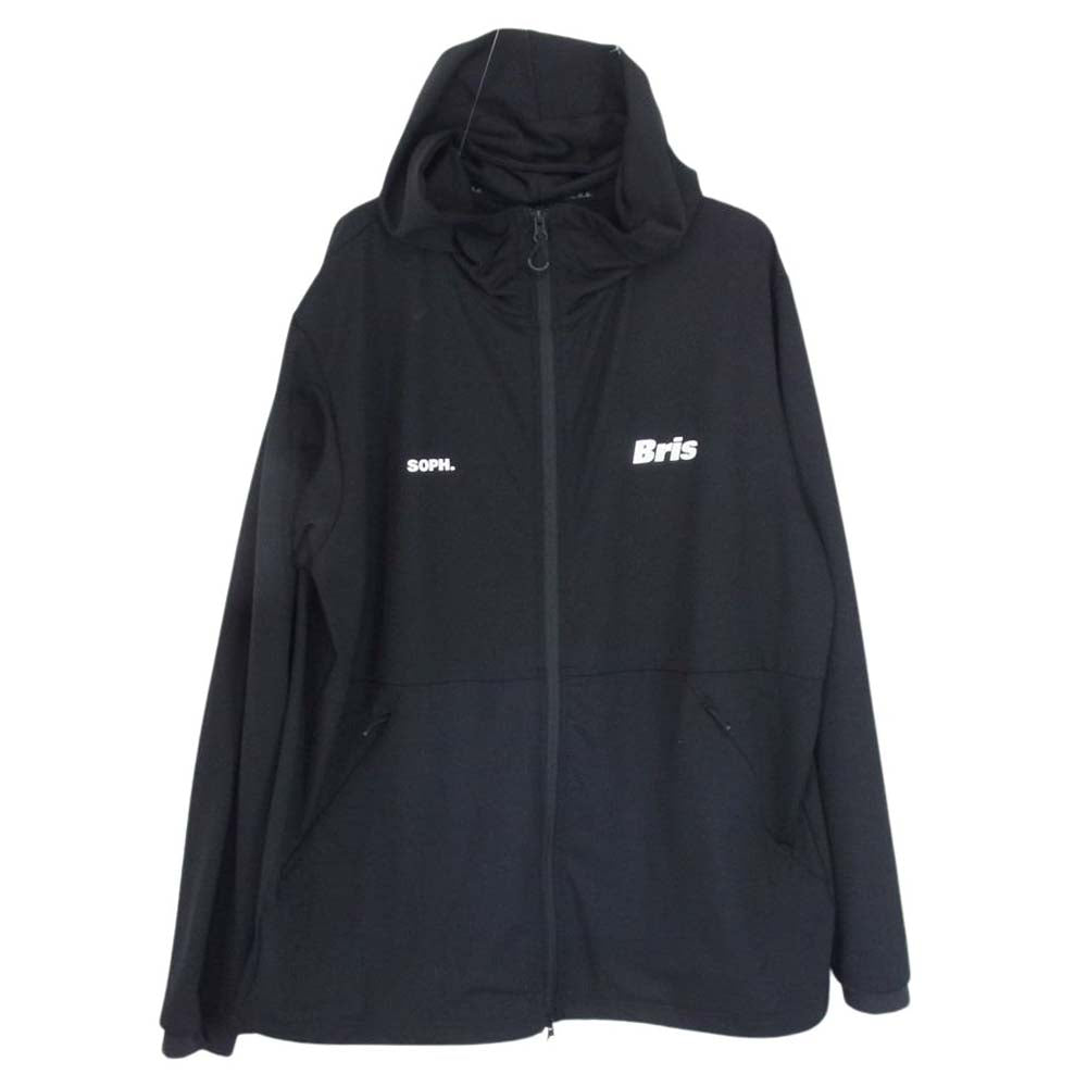 SOPH ソフ 22SS FCRB-220016 F.C.Real Bristol F.C.R.B. STRETCH KNIT ZIP UP LOUNGE HOODIE エフシーレアルブリストル ストレッチ ジップ アップフーディ ブラック系 L【中古】