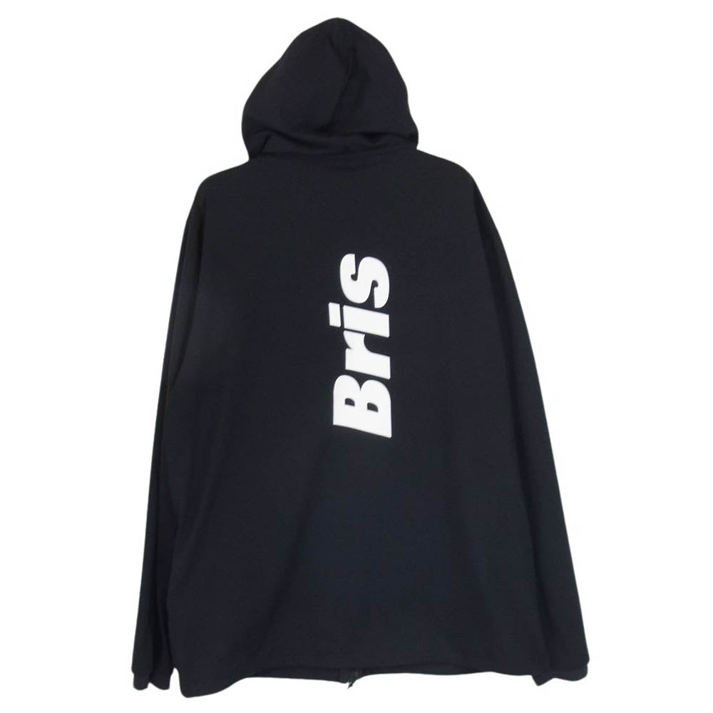 SOPH ソフ 22SS FCRB-220016 F.C.Real Bristol F.C.R.B. STRETCH KNIT ZIP UP LOUNGE HOODIE エフシーレアルブリストル ストレッチ ジップ アップフーディ ブラック系 L【中古】
