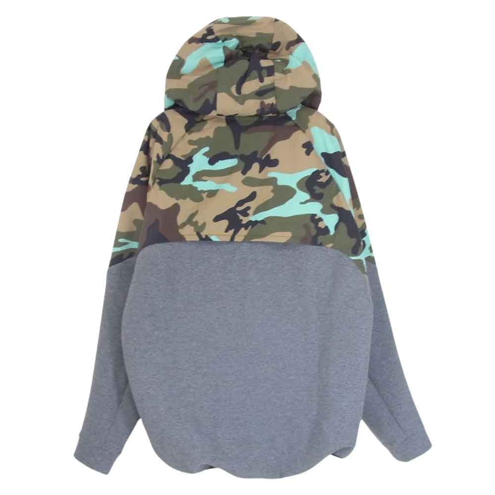 SOPH ソフ 22AW FCRB-222022 F.C.Real Bristol F.C.R.B. VENTILATION HOODIE エフシーレアルブリストル ベンチレーション フーディー ジップアップ グレー系 M【中古】