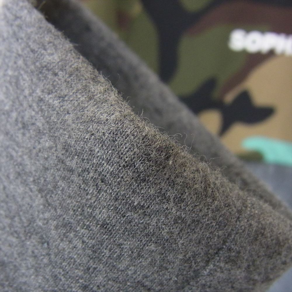 SOPH ソフ 22AW FCRB-222022 F.C.Real Bristol F.C.R.B. VENTILATION HOODIE エフシーレアルブリストル ベンチレーション フーディー ジップアップ グレー系 M【中古】