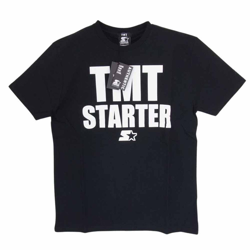 TMT ティーエムティー TCS-S19ST03 20周年記念 STARTER BLACK LABEL COLLABORATION BIG STARTER TEE スターター 半袖 Tシャツ  ブラック系 M【極上美品】【中古】