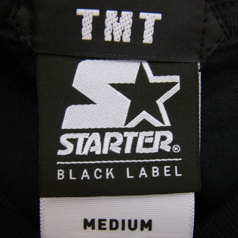 TMT ティーエムティー TCS-S19ST03 20周年記念 STARTER BLACK LABEL COLLABORATION BIG STARTER TEE スターター 半袖 Tシャツ  ブラック系 M【極上美品】【中古】