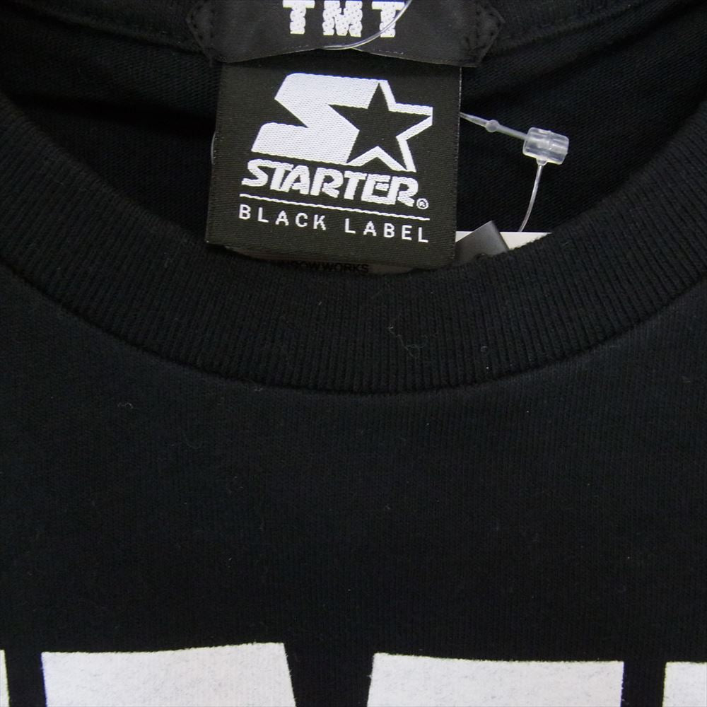 TMT ティーエムティー TCS-S19ST03 20周年記念 STARTER BLACK LABEL COLLABORATION BIG STARTER TEE スターター 半袖 Tシャツ  ブラック系 M【極上美品】【中古】