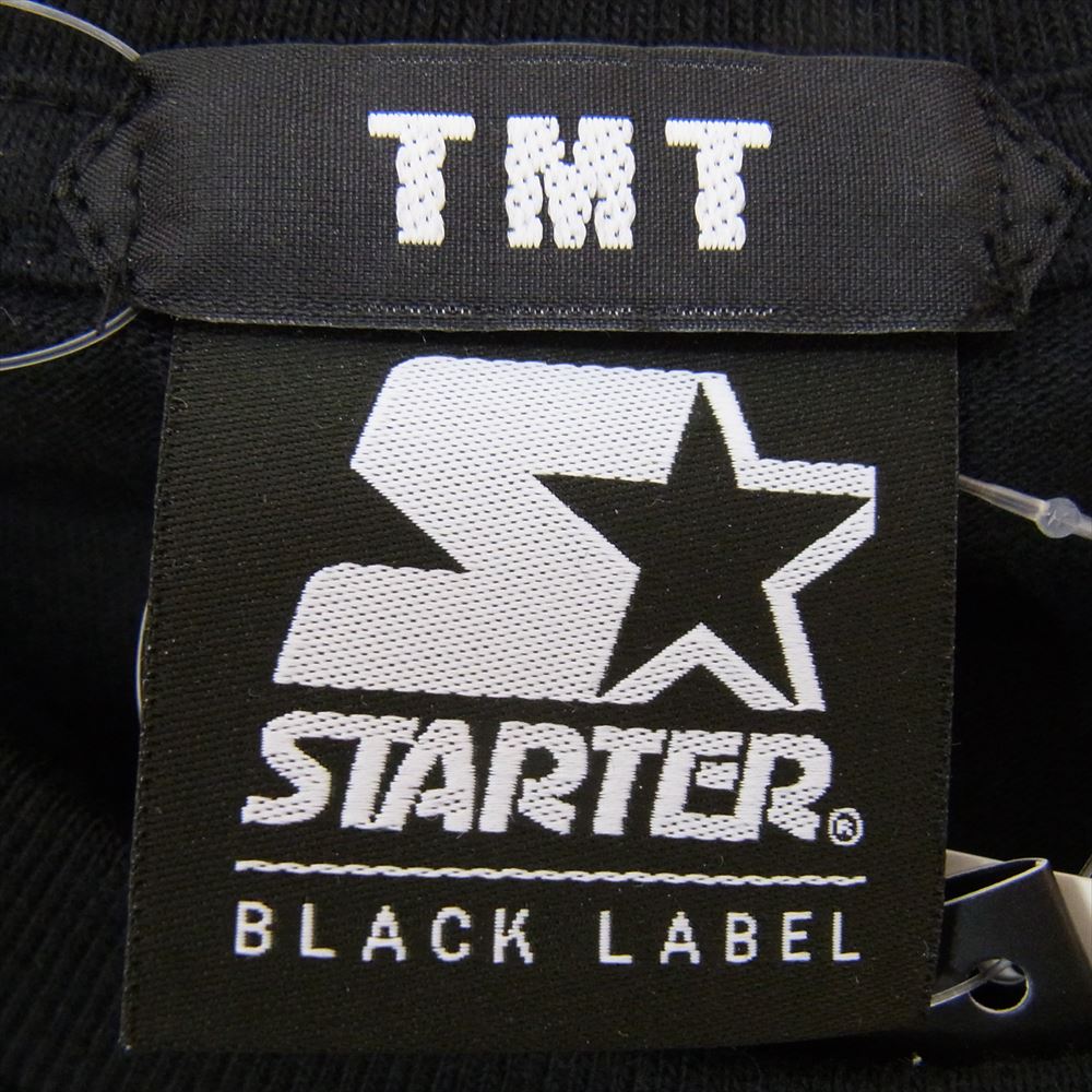 TMT ティーエムティー TCS-S19ST03 20周年記念 STARTER BLACK LABEL COLLABORATION BIG STARTER TEE スターター 半袖 Tシャツ  ブラック系 M【極上美品】【中古】