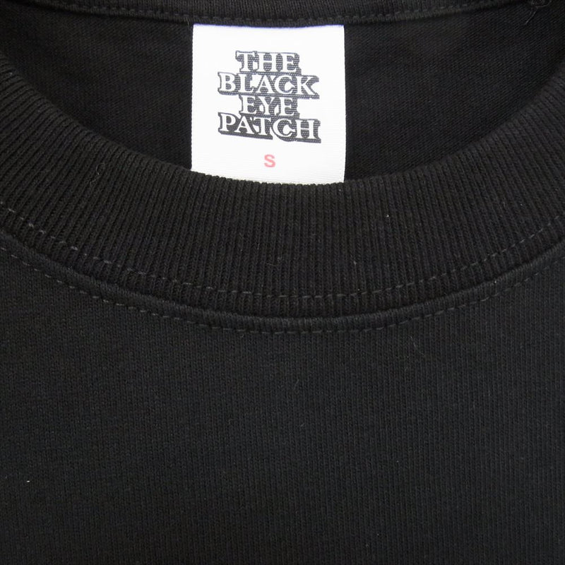 ブラックアイパッチ BEPS22TE16 ロゴプリント 半袖 Tシャツ ブラック系 S【新古品】【未使用】【中古】