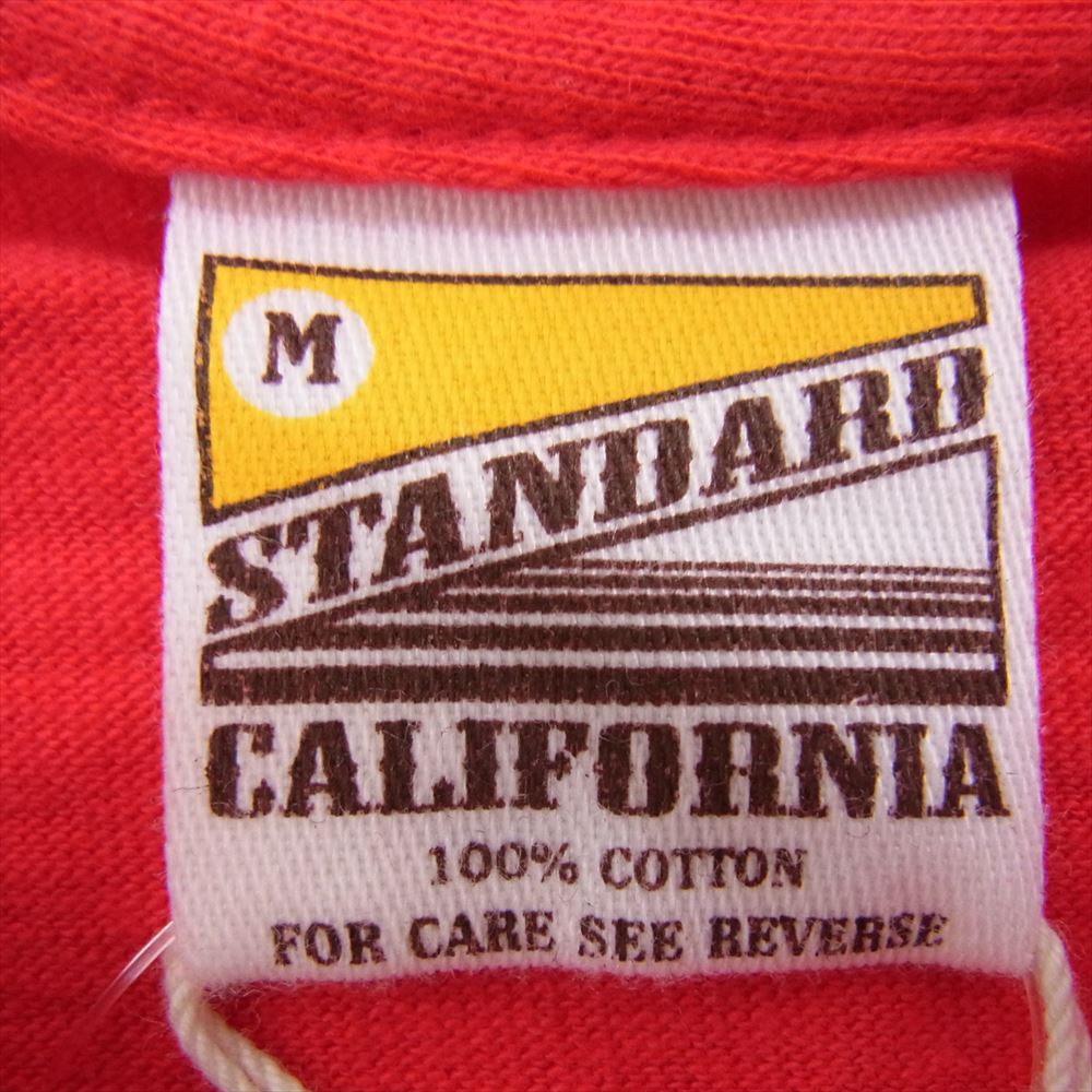 STANDARD CALIFORNIA スタンダードカリフォルニア  SD 15th Anniversary T-shirt 15周年アニバーサリー 半袖 Tシャツ レッド系 M【新古品】【未使用】【中古】