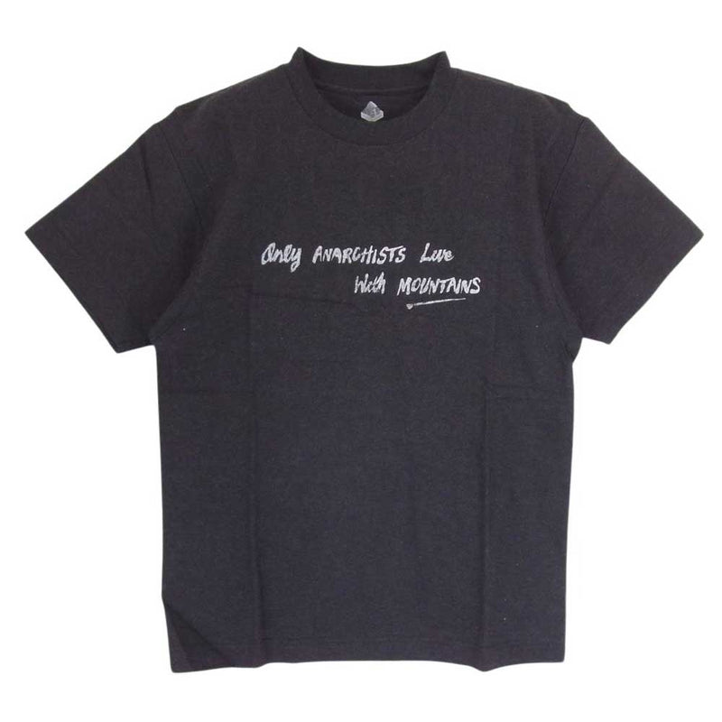 mastermind JAPAN マスターマインドジャパン MOUNTAIN RESEARCH マウンテンリサーチ メッセージ プリント 半袖 Tシャツ チャコール系 S【美品】【中古】