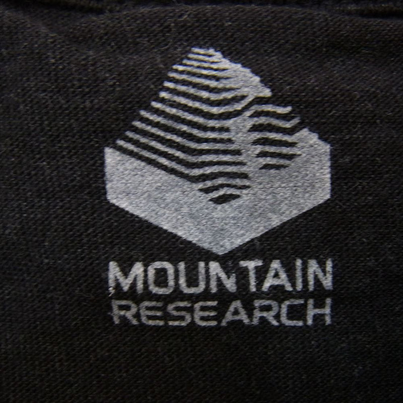 mastermind JAPAN マスターマインドジャパン MOUNTAIN RESEARCH マウンテンリサーチ メッセージ プリント 半袖 Tシャツ チャコール系 S【美品】【中古】