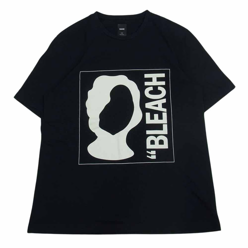 オーエーエムシー 19AW OAMP708767 BLEACH プリント 半袖 Tシャツ ブラック系 L【中古】