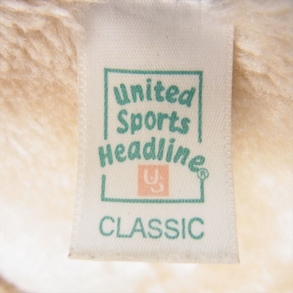 ポークチョップ × United Sports Headline ユナイテッドスポーツヘッドライン バックポーク 裏ボア コーチジャケット ブラック系 M【中古】