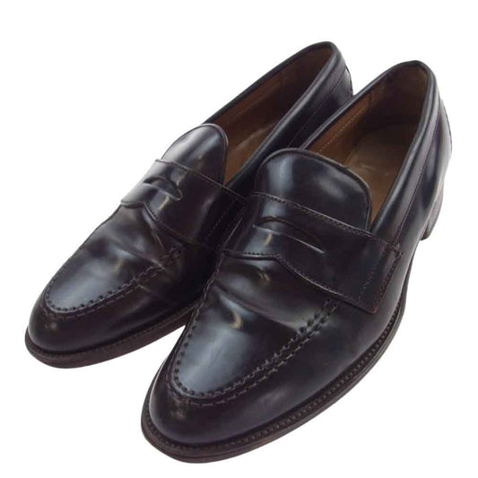 POLO RALPH LAUREN ポロ・ラルフローレン コードバン コイン ローファー ブラウン系 26.5cm【中古】