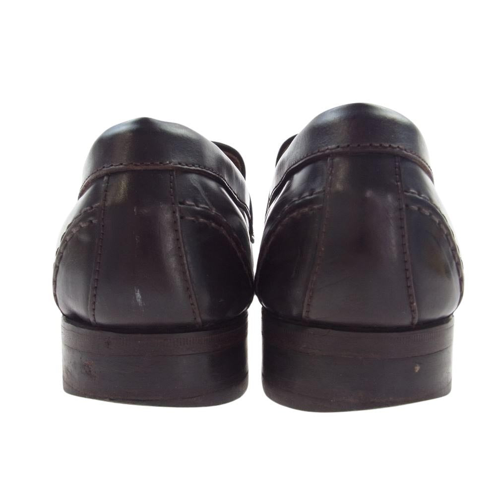 POLO RALPH LAUREN ポロ・ラルフローレン コードバン コイン ローファー ブラウン系 26.5cm【中古】