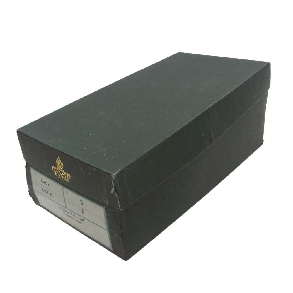 CROCKETT&JONES クロケットアンドジョーンズ 8053-1L 英国製 GILLIE ギリー レザー ウィングチップ ドレス シューズ ブラウン系 8E【中古】
