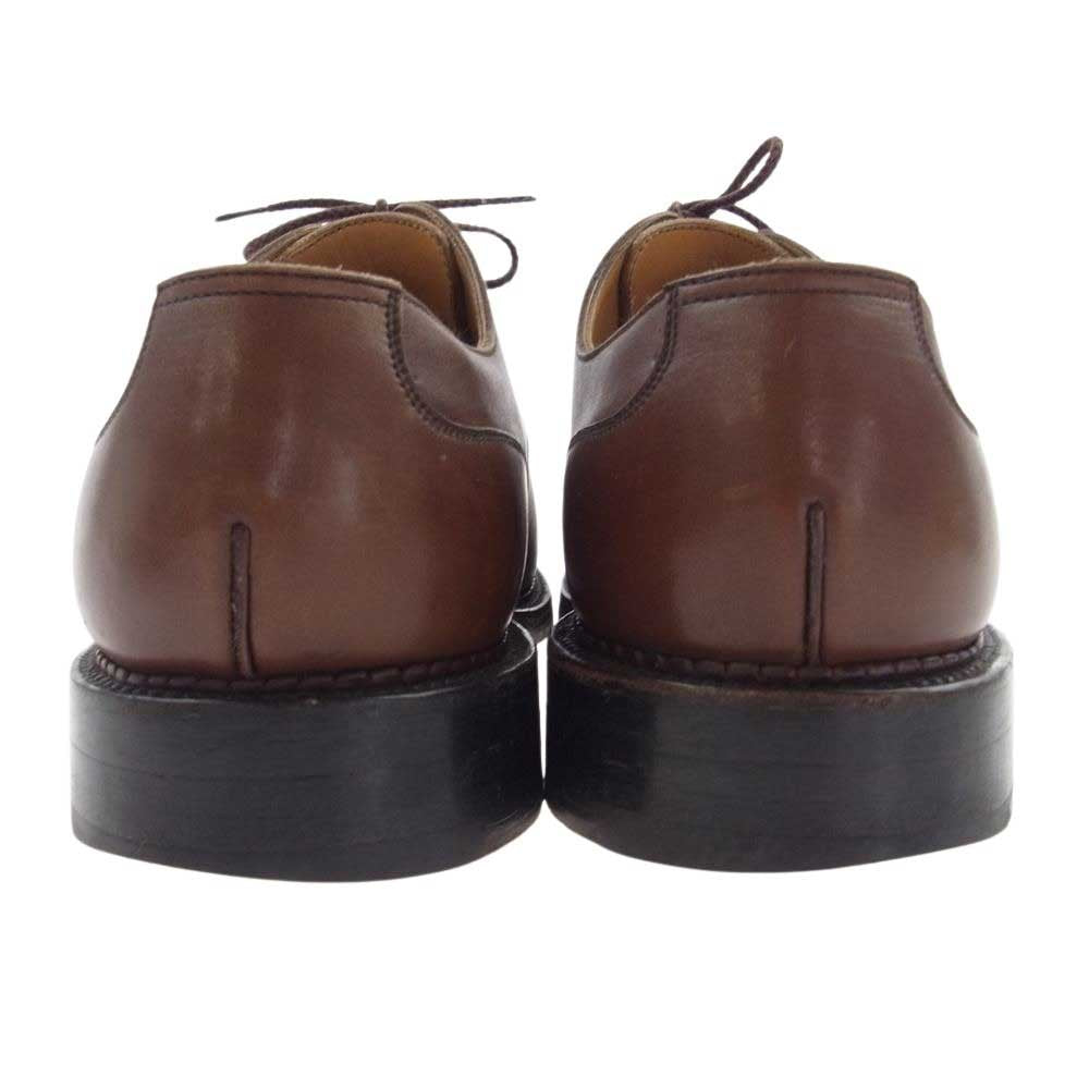 J.M WESTON ジェイエムウエストン フランス製 GOLF LEATHER ゴルフ レザーソール  モカシン ドレス シューズ ブラウン系 7.5D【中古】