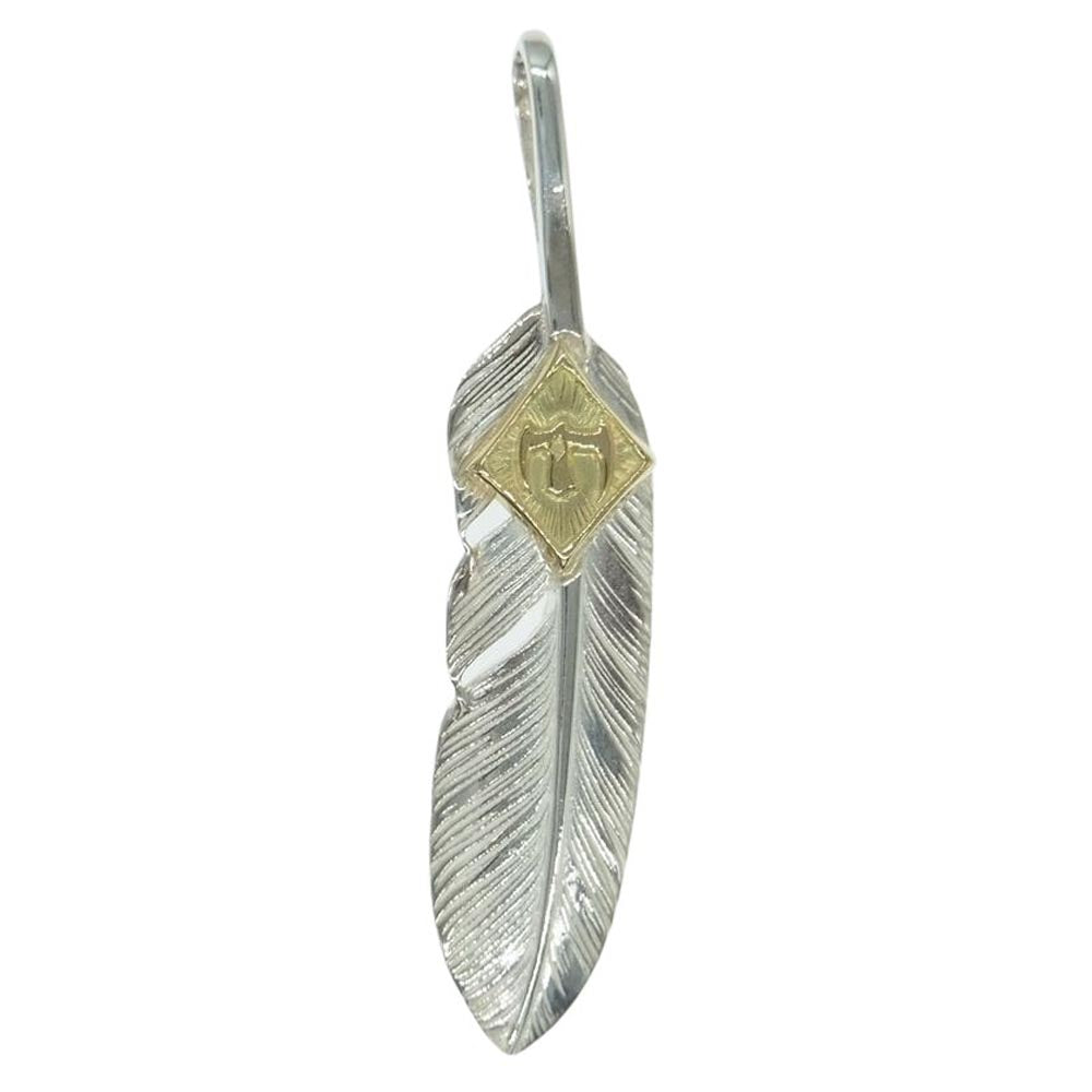 TARO WASHIMI ワシミタロウ 鷲見太郎 ギャランティ付属 S feather 02 M K18 eagle metal Sフェザー イーグルメタル シルバー系 ゴールド系【中古】