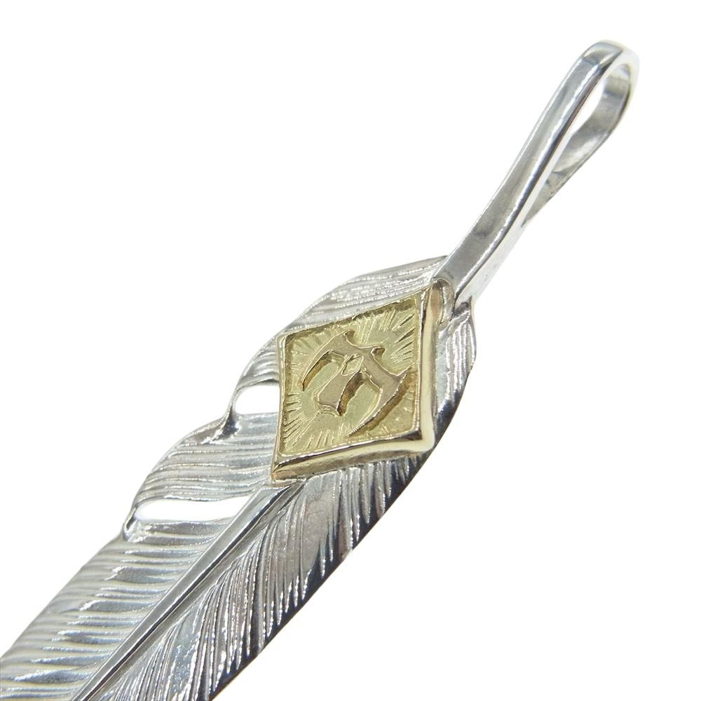 TARO WASHIMI ワシミタロウ 鷲見太郎 ギャランティ付属 S feather 02 M K18 eagle metal Sフェザー イーグルメタル シルバー系 ゴールド系【中古】