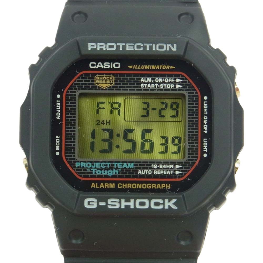CASIO G-SHOCK カシオ ジーショック DW-5040PG-1JR 40th Anniversary RECRYSTALLIZED シリーズ スクリューバック仕様 ELバックライト 20気圧防水 腕時計 ブラック系【美品】【中古】