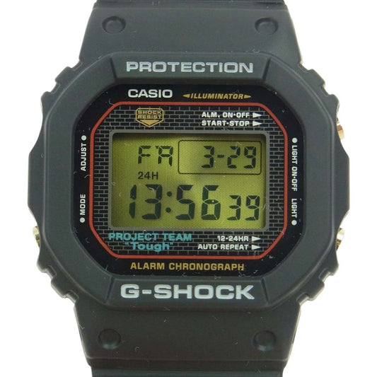 CASIO G-SHOCK カシオ ジーショック DW-5040PG-1JR 40th Anniversary RECRYSTALLIZED シリーズ スクリューバック仕様 ELバックライト 20気圧防水 腕時計 ブラック系【美品】【中古】