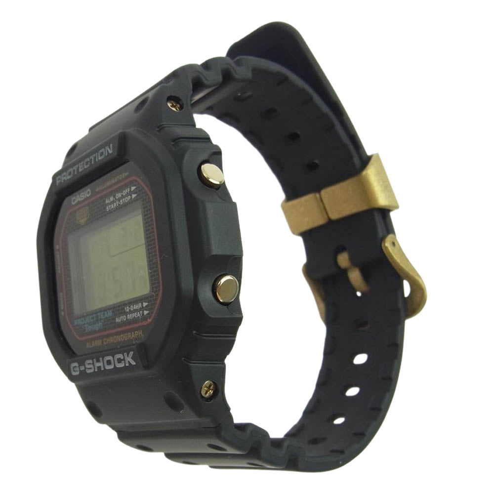 CASIO G-SHOCK カシオ ジーショック DW-5040PG-1JR 40th Anniversary RECRYSTALLIZED シリーズ スクリューバック仕様 ELバックライト 20気圧防水 腕時計 ブラック系【美品】【中古】