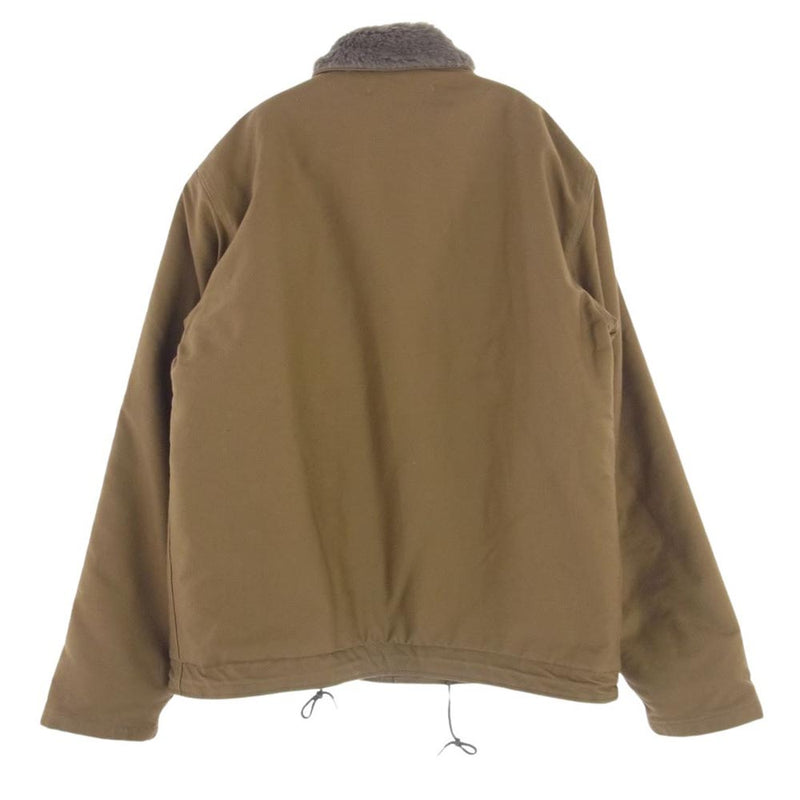 Buzz Rickson's バズリクソンズ TYPE N-1 KHAKI Navy Department SOLID MODEL デッキ ジャケット ライトブラウン系 XL【中古】