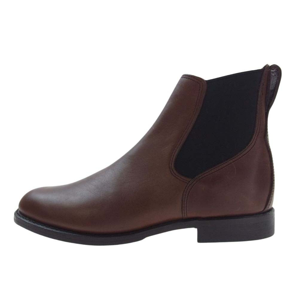 RED WING レッドウィング 9078 Mil-1 Congress Boots ミルワン コングレス ブーツ サイドゴア チェルシーブーツ ブラウン系 US9 1/2D【新古品】【未使用】【中古】