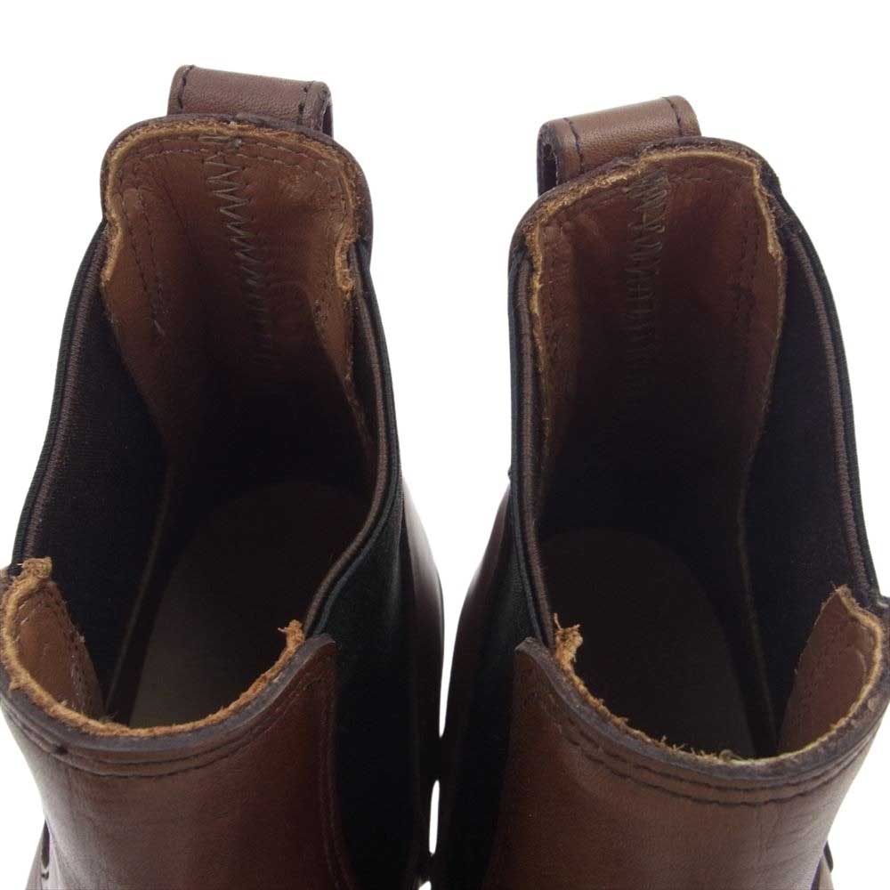 RED WING レッドウィング 9078 Mil-1 Congress Boots ミルワン コングレス ブーツ サイドゴア チェルシーブーツ ブラウン系 US9 1/2D【新古品】【未使用】【中古】