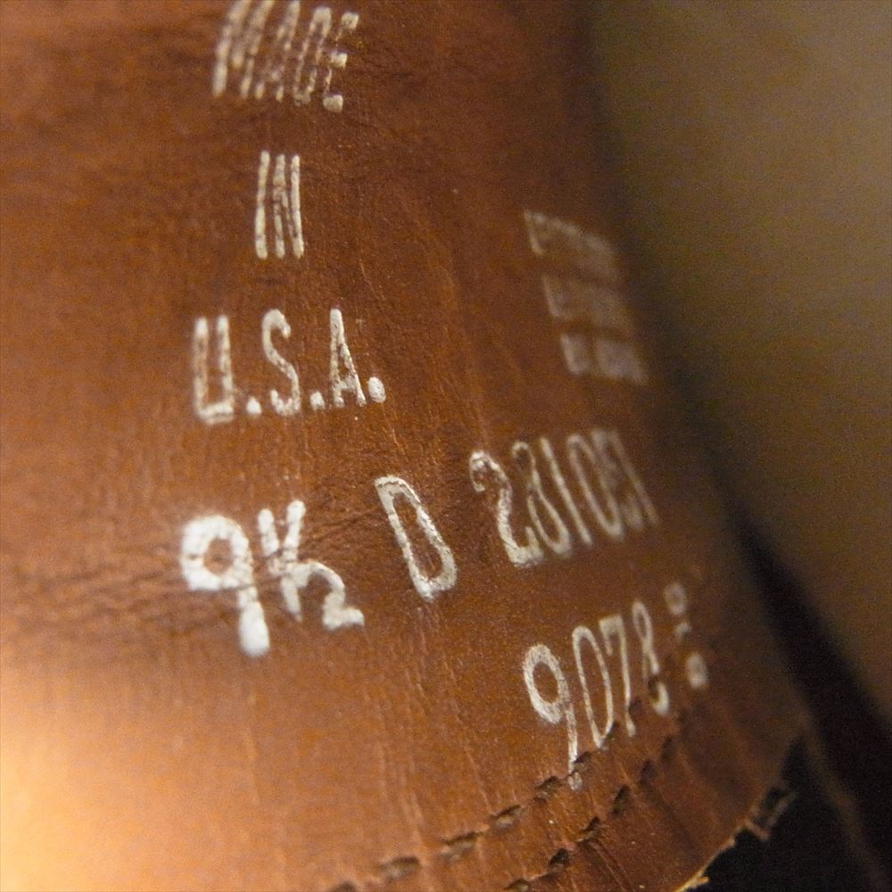 RED WING レッドウィング 9078 Mil-1 Congress Boots ミルワン コングレス ブーツ サイドゴア チェルシーブーツ ブラウン系 US9 1/2D【新古品】【未使用】【中古】