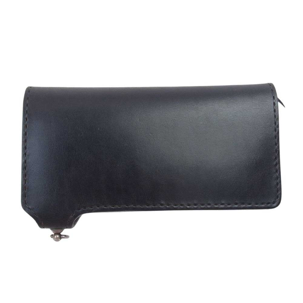 サムライクラフト　Samurai Craft 黒 長財布 SAMURAI CRAFT サムライクラフト レザー コンチョ ロングウォレット 二